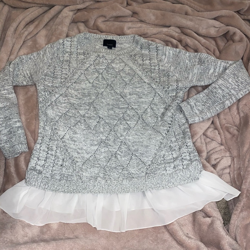 Gray sweater